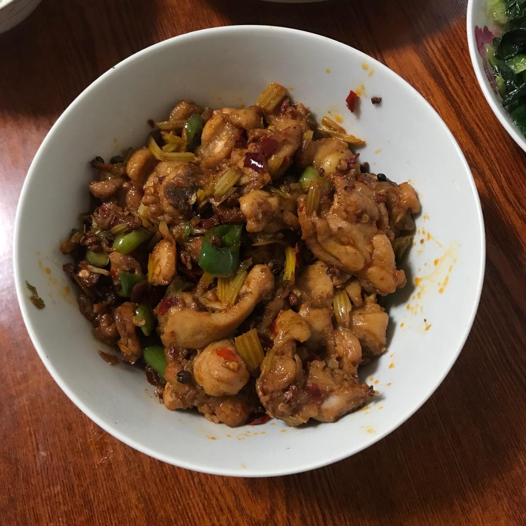 老丁的私房菜-尖椒鸡