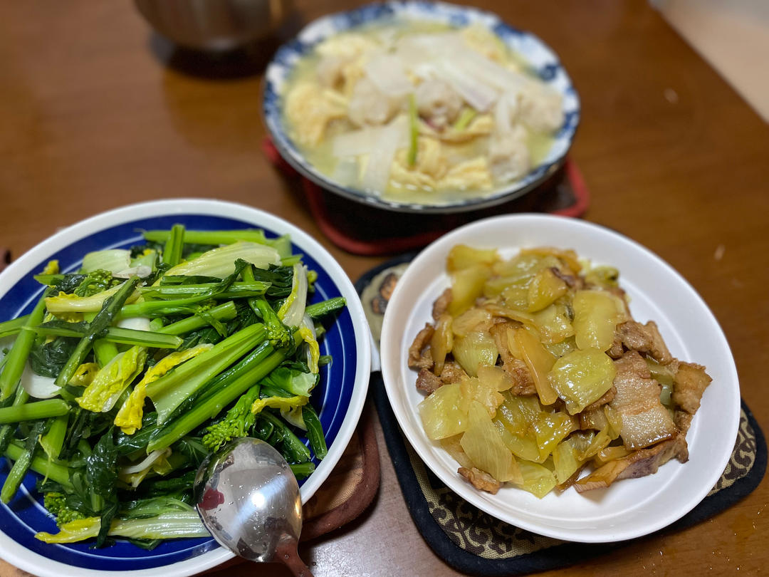 记录自家晚餐（非食谱）