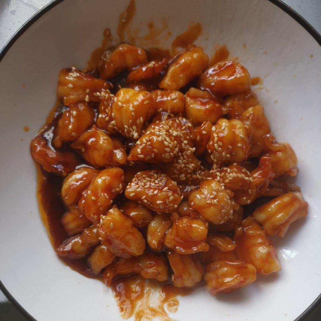 小陆馋哭了的糖醋虾仁