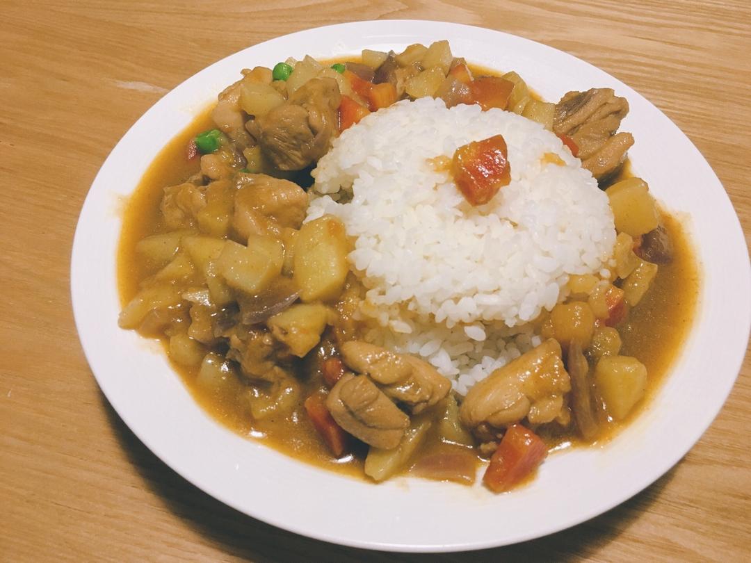 咖喱土豆鸡块