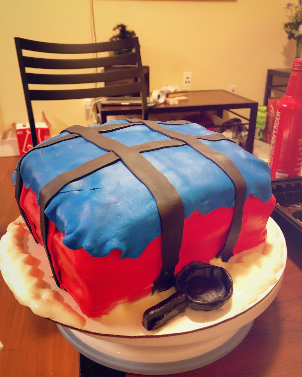 赤焰-做的空投蛋糕