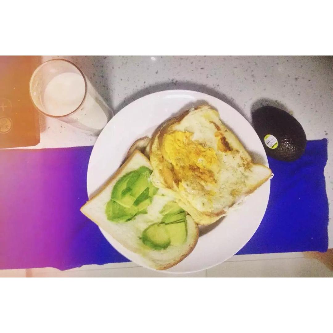 牛油果超美味吃法一牛油果抹面包