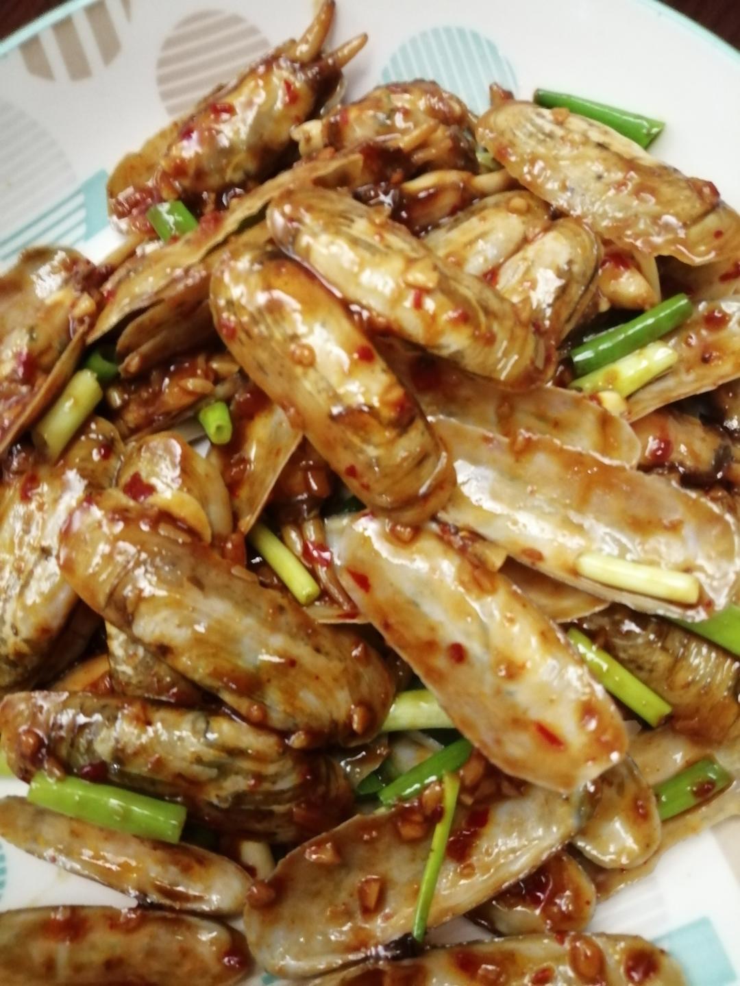 零失败的蒜蓉爆炒蛏子！超下饭