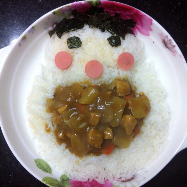 大嘴宝宝咖喱饭