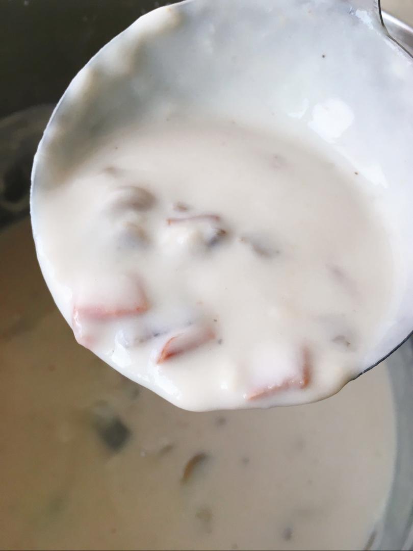 奶油蘑菇汤（完美比例版）