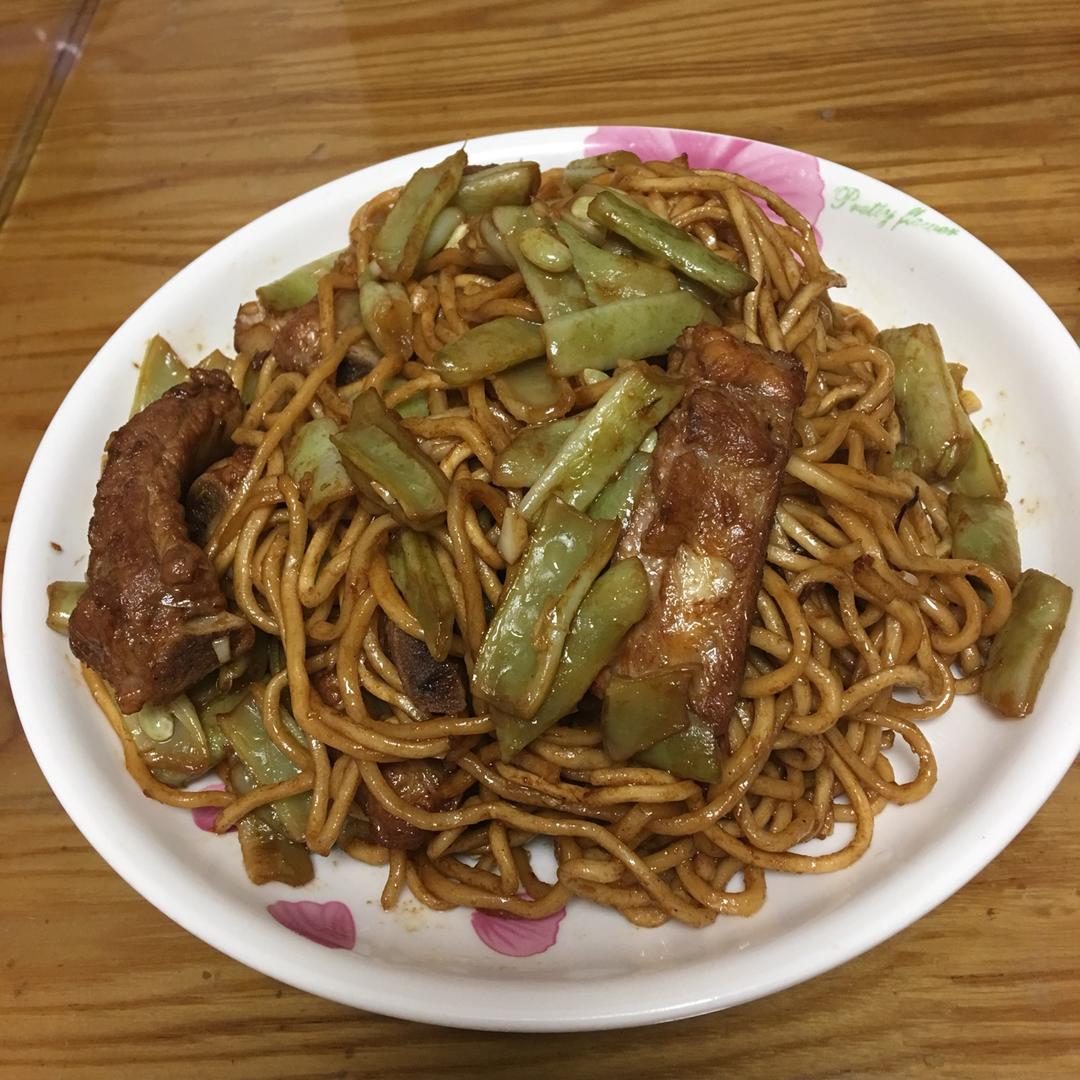 堂妈小厨——豆角番茄焖面