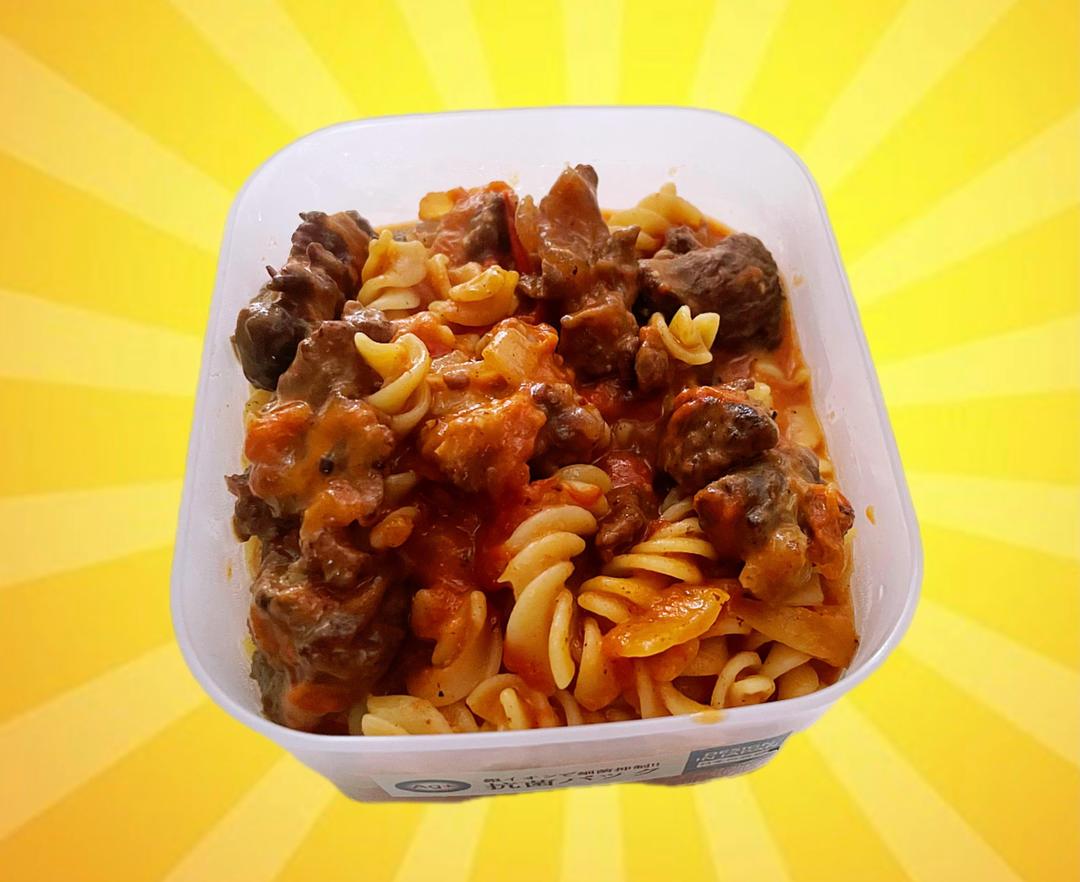 番茄牛肉块意面