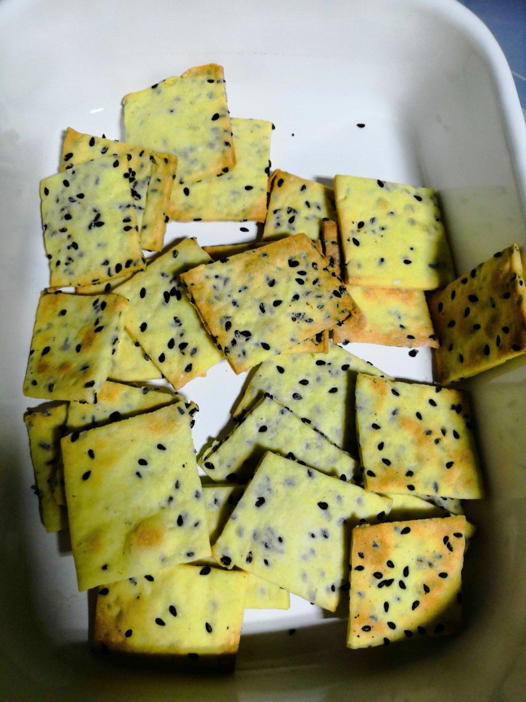 黑芝麻咸香饼干