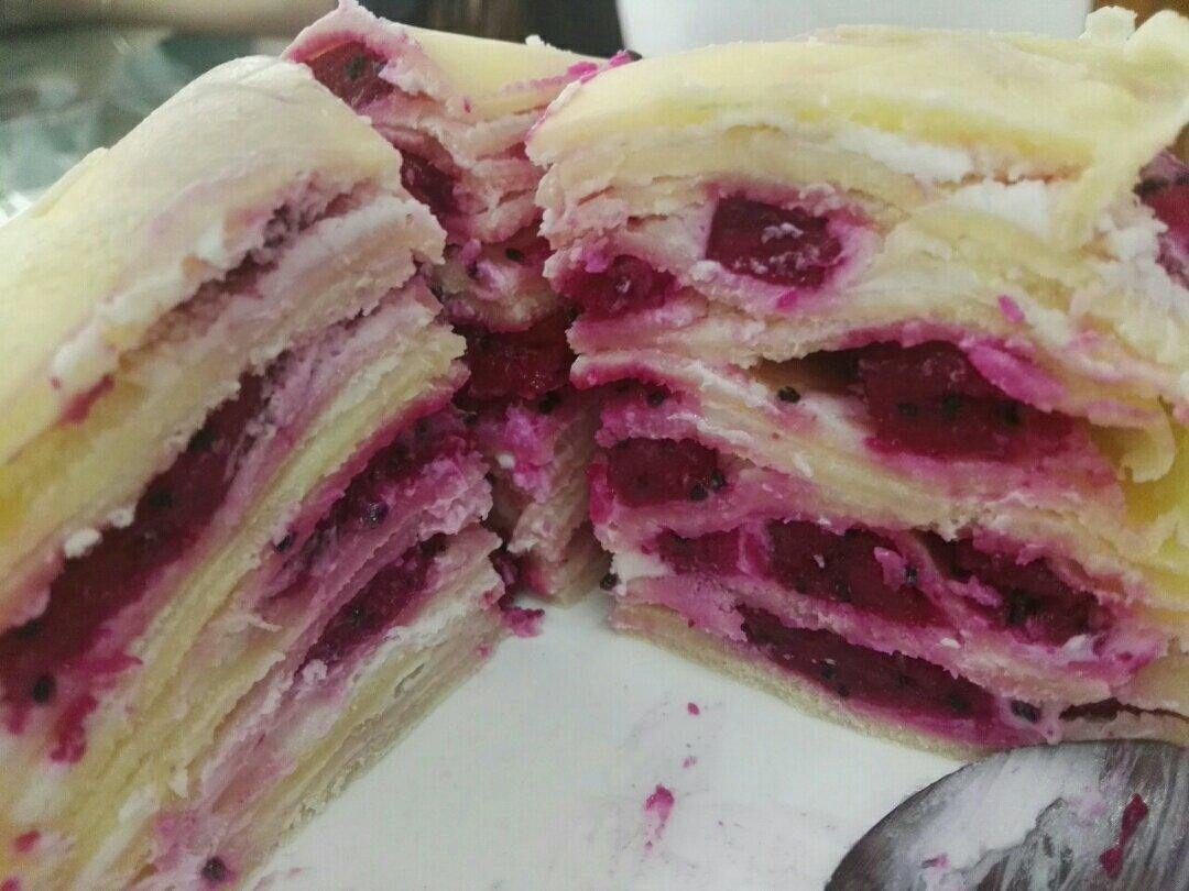 芒果千层蛋糕，100%成功告别煎皮无能