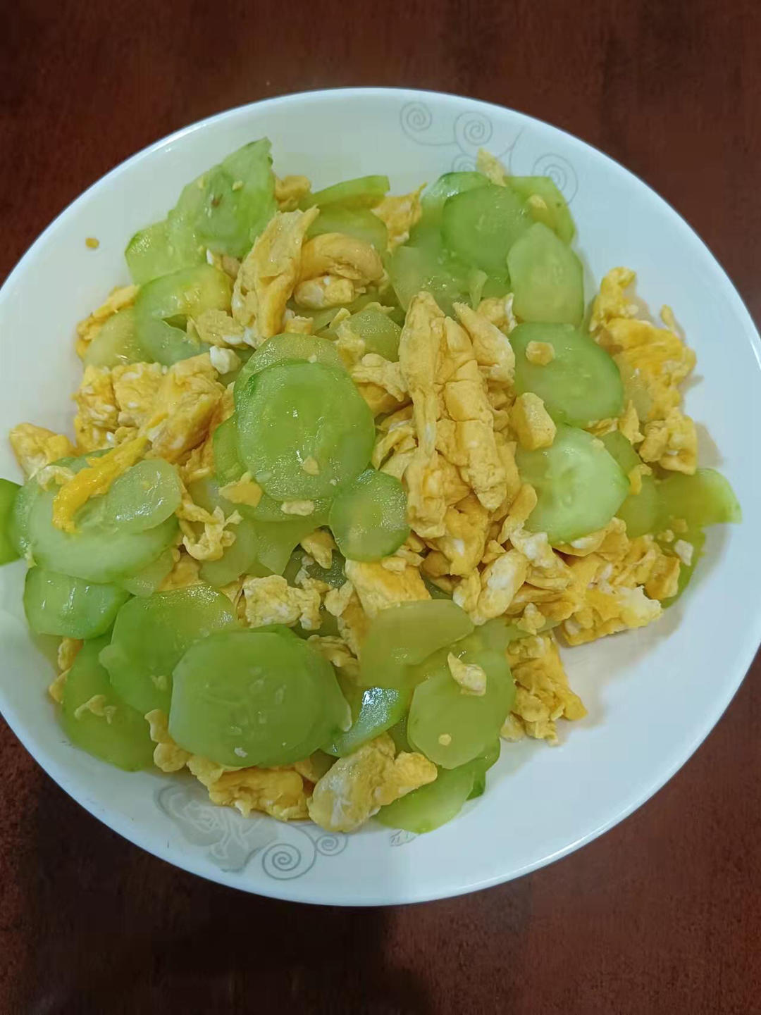 黄瓜炒鸡蛋 （青瓜炒鸡蛋）