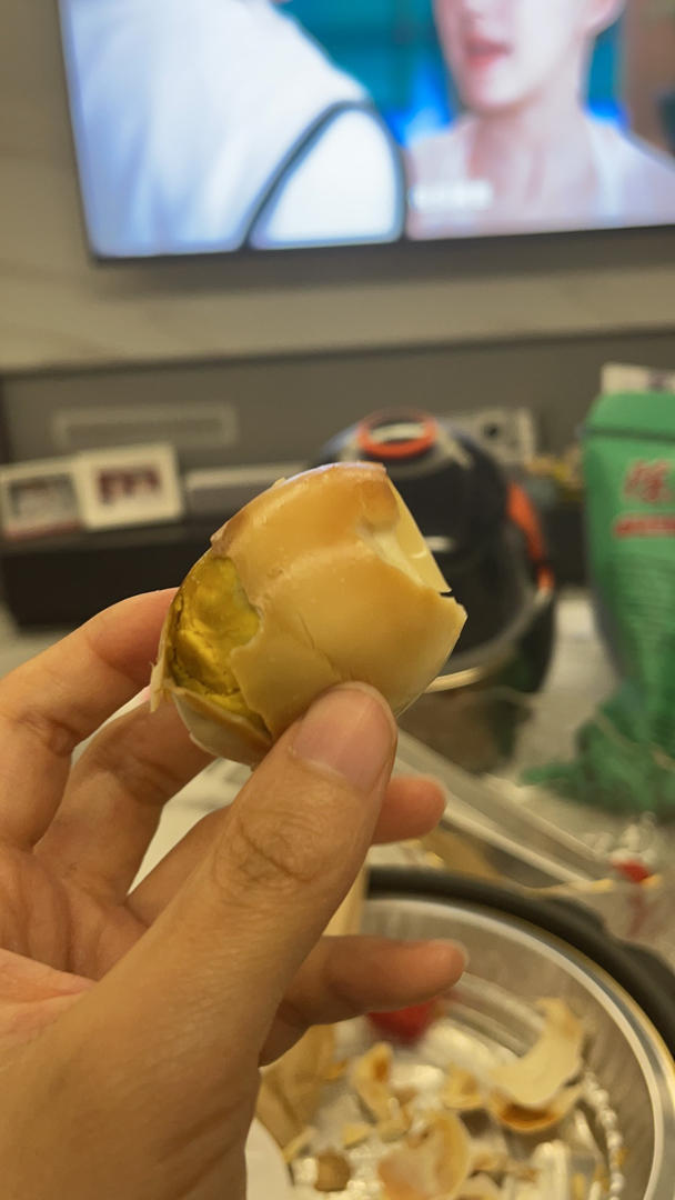 汗蒸房里的盐焗蛋