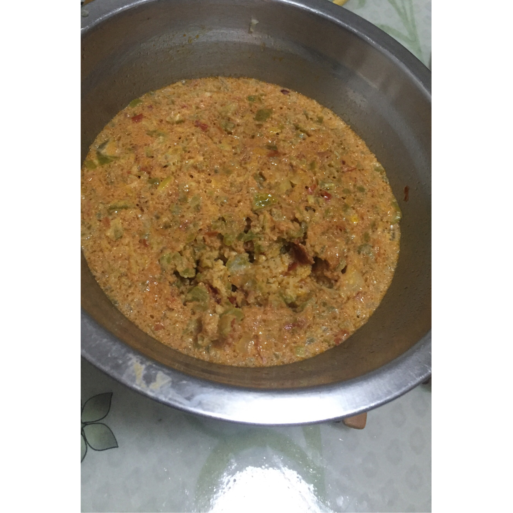 东北菜，尖椒鸡蛋酱(辣椒焖子)