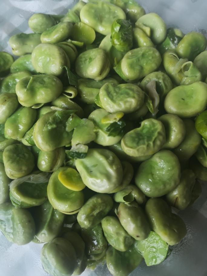 清炒蚕豆的做法