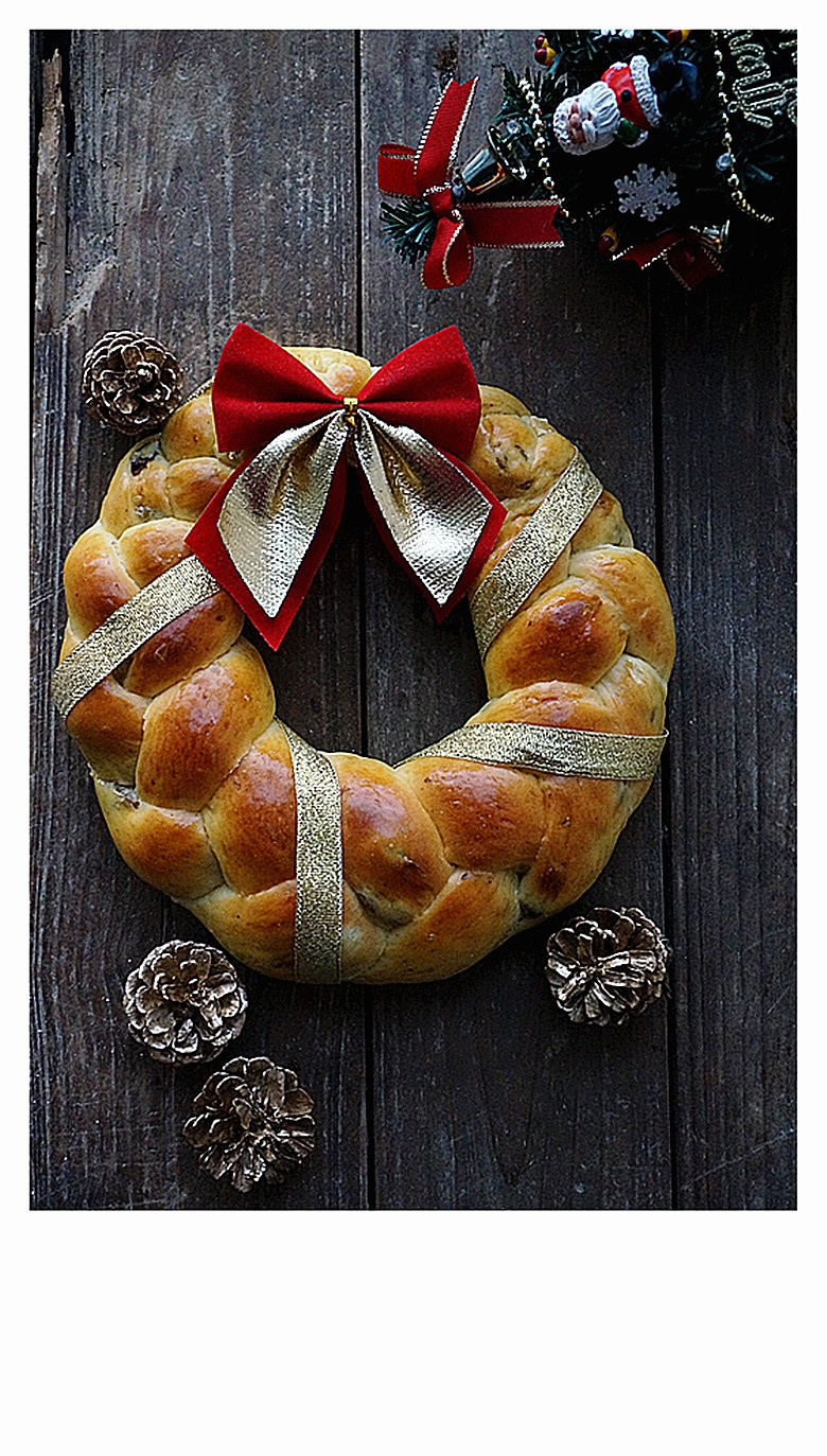 圣诞花环面包（爱和自由版）