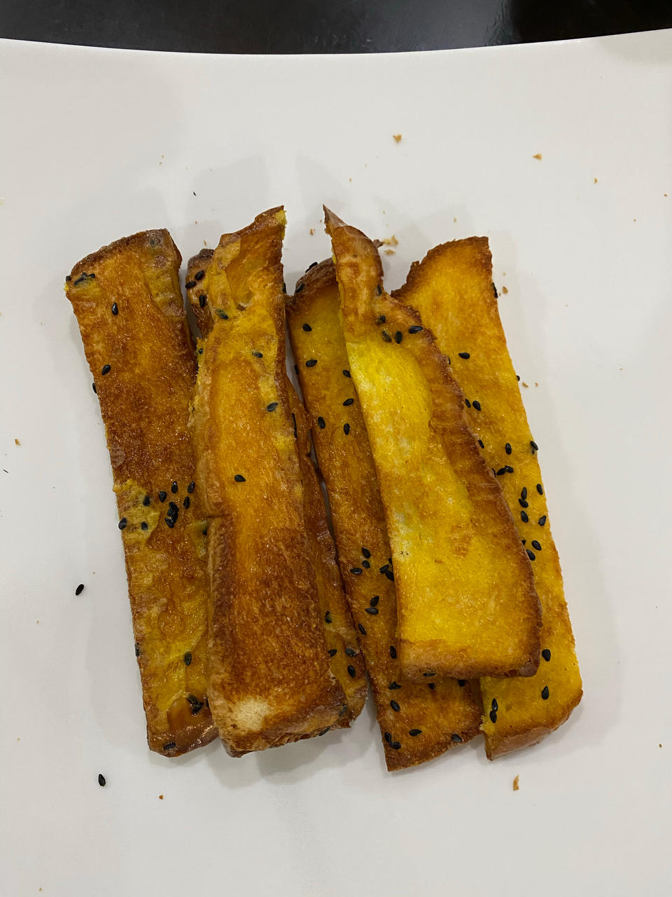 吐司又逆天了！简单快手的香酥吐司条！