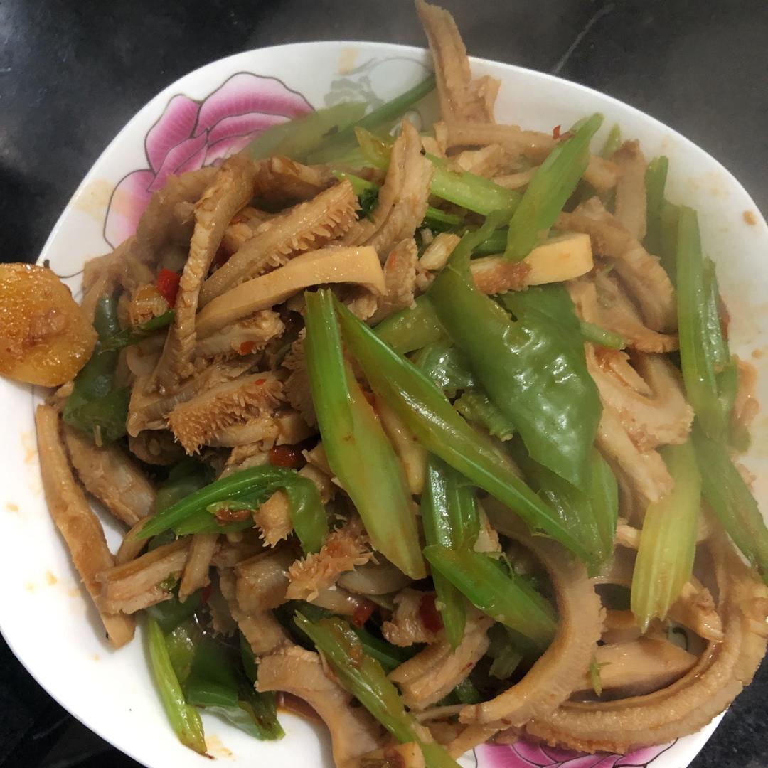 超级简单又Q弹的【爆炒牛肚】