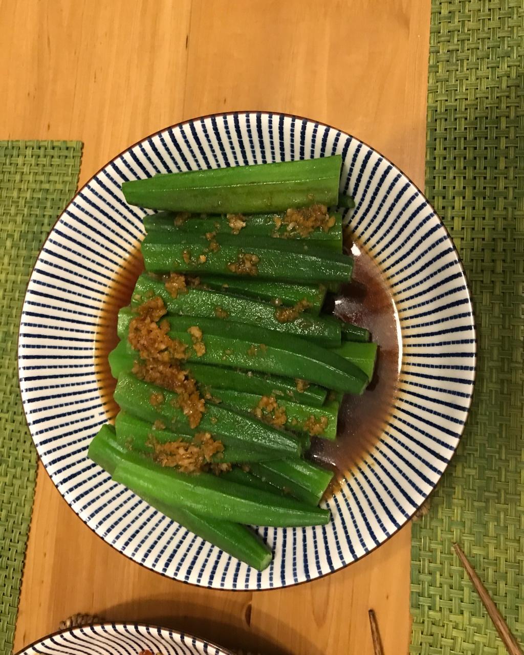 蒜蓉秋葵