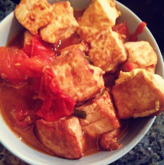 西红柿烧豆腐