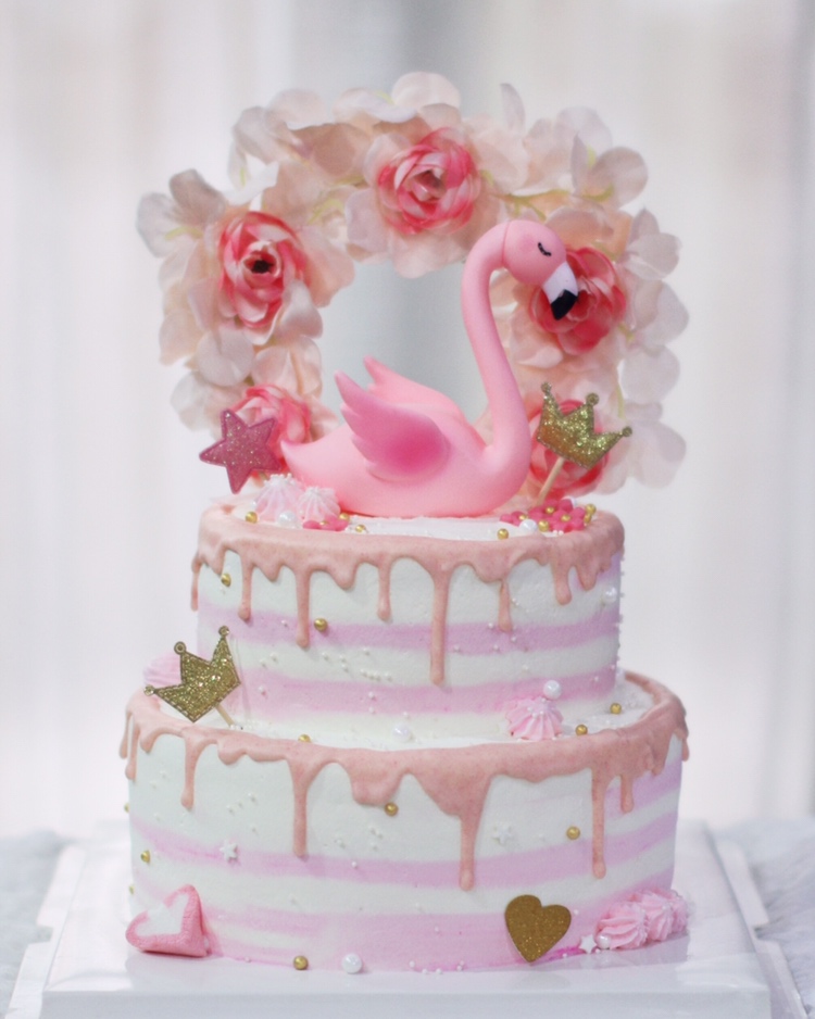 气球蛋糕 火烈鸟蛋糕 火烈鸟梦幻气球蛋糕