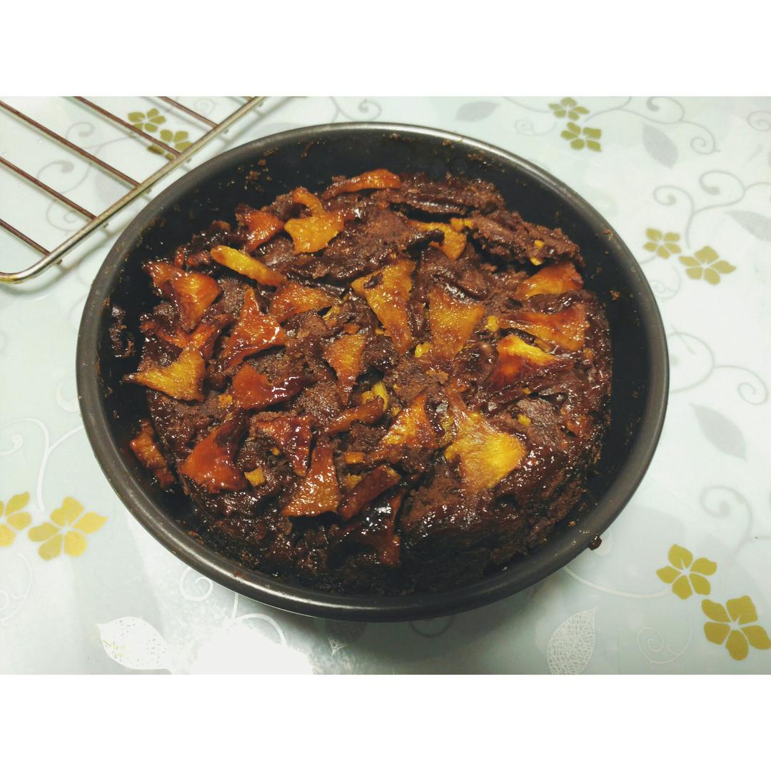 翻转菠萝布朗尼