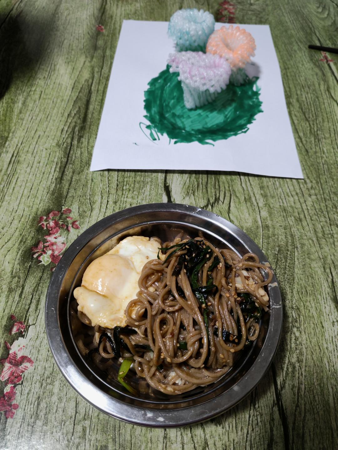 10分钟搞定的一碗葱油拌面