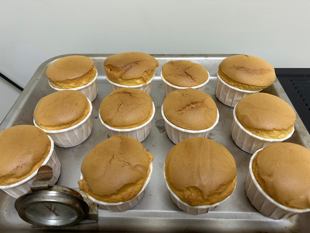 纸杯蛋糕 8寸戚风蛋糕的量