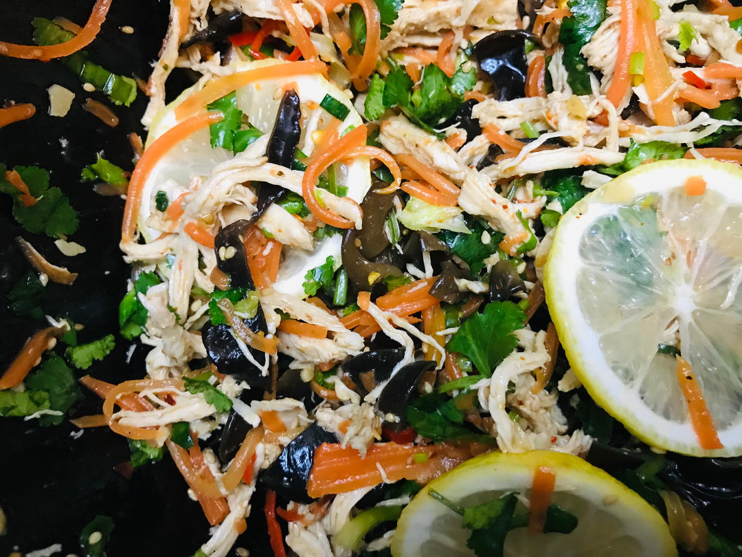 ✅ 第6道快手低脂菜✨清爽美味的柠檬鸡丝🍋鸡胸肉满分吃法💯