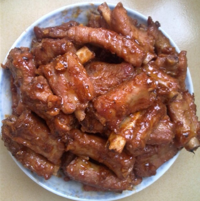 蒜蓉辣酱烧排骨