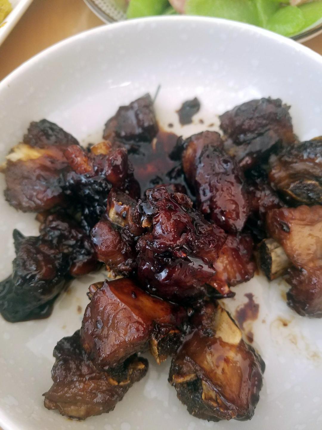 电饭锅版-无油糖醋排骨