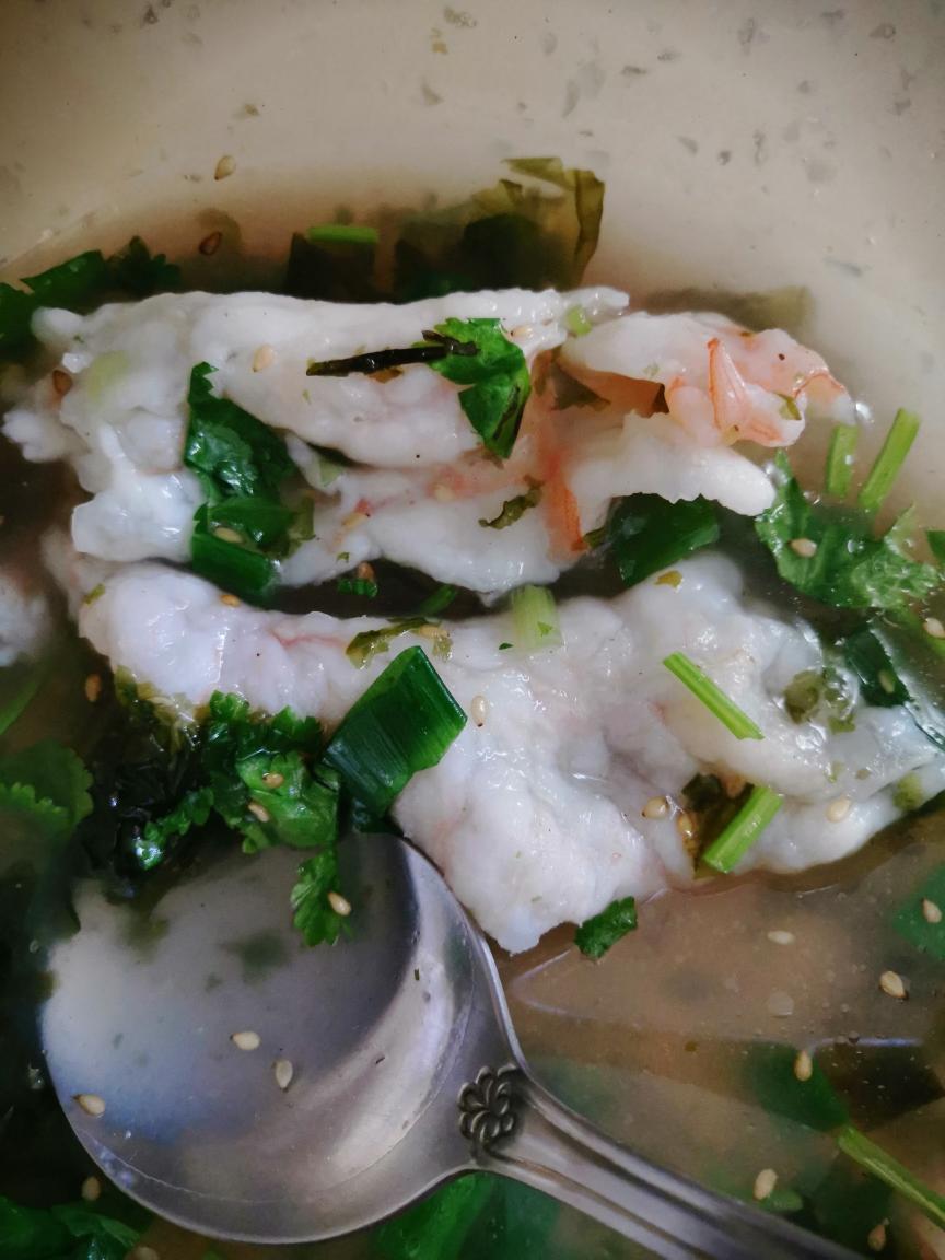 王牌🦐虾片汤！
