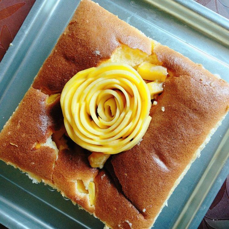 芒果戚风蛋糕