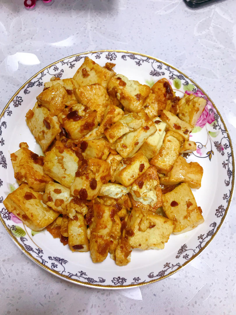 简易酱烧老豆腐