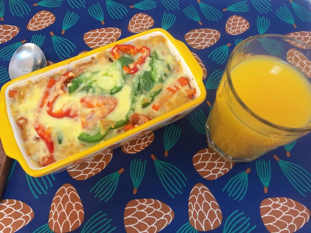 番茄鸡肉浓情焗饭【两人份】