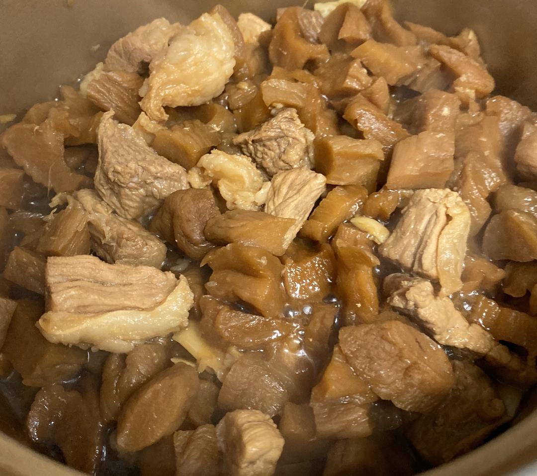 萝卜干炖猪肉