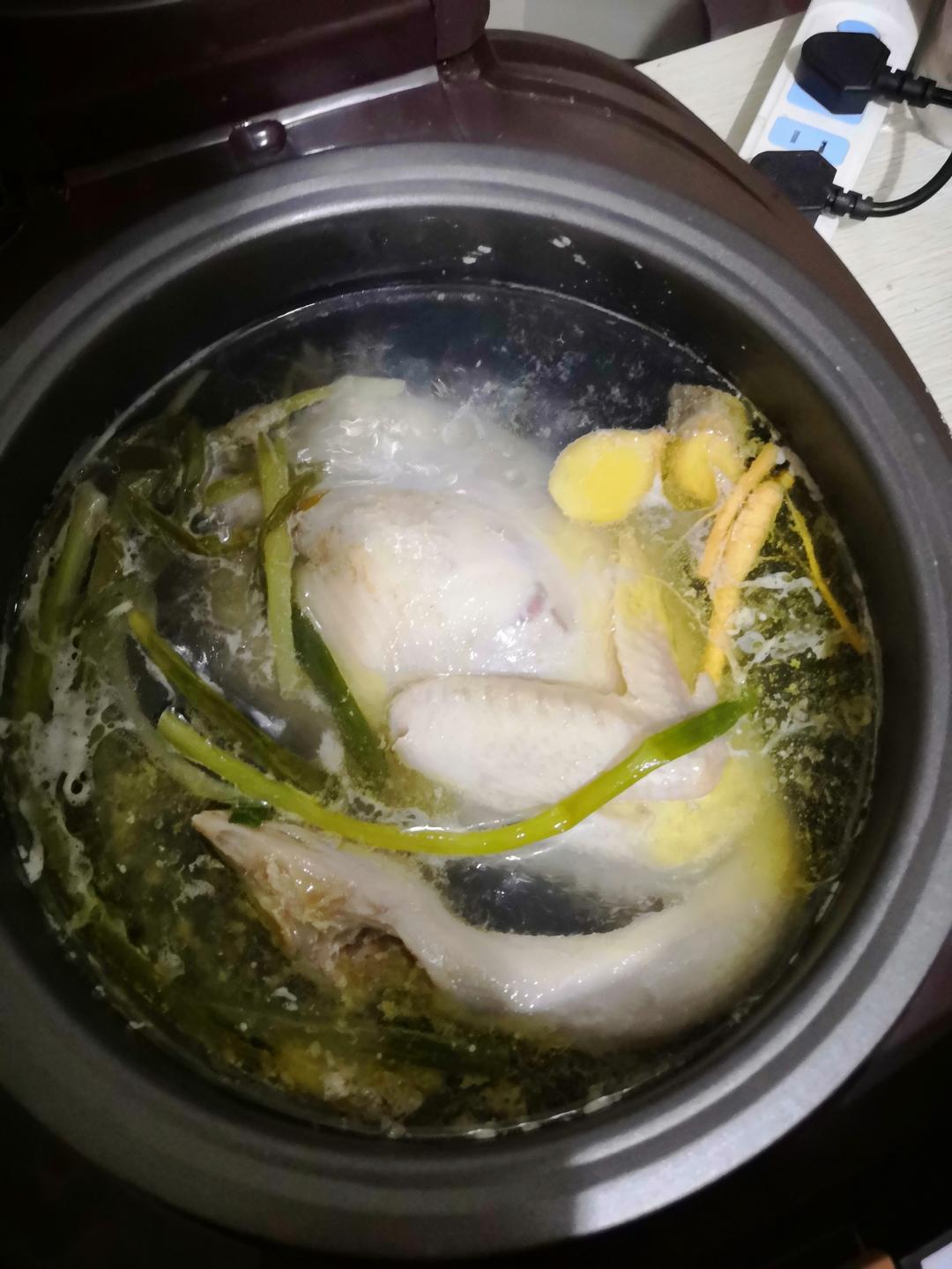 电饭锅煲鸡汤