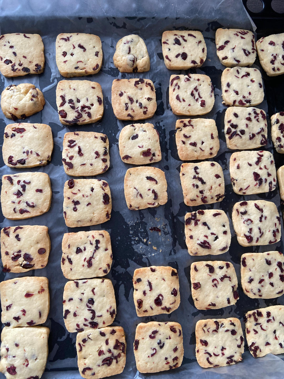 低糖低油的蔓越莓饼干（又酥又香）