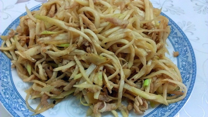茭白肉丝