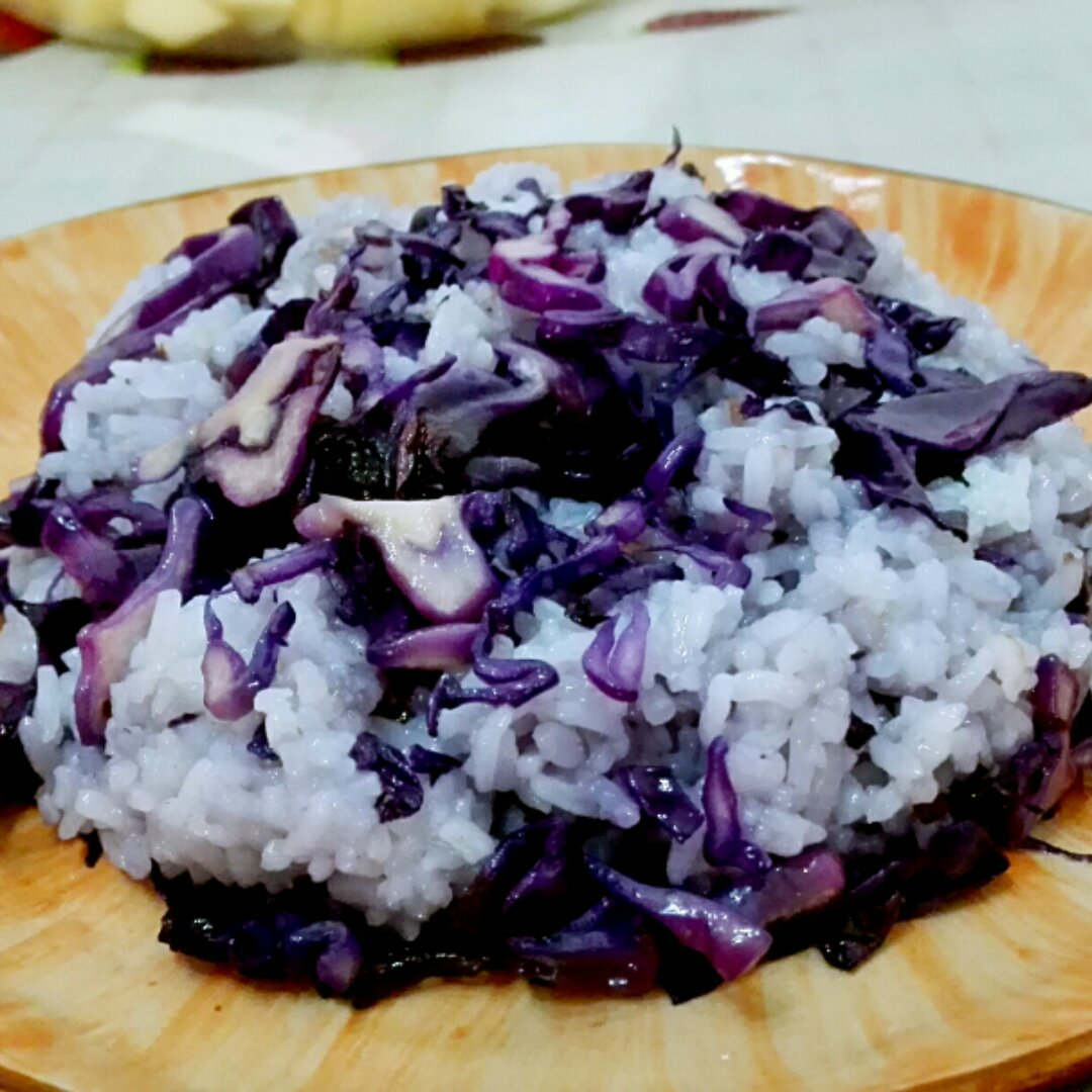 史上最简餐——甘蓝炒饭