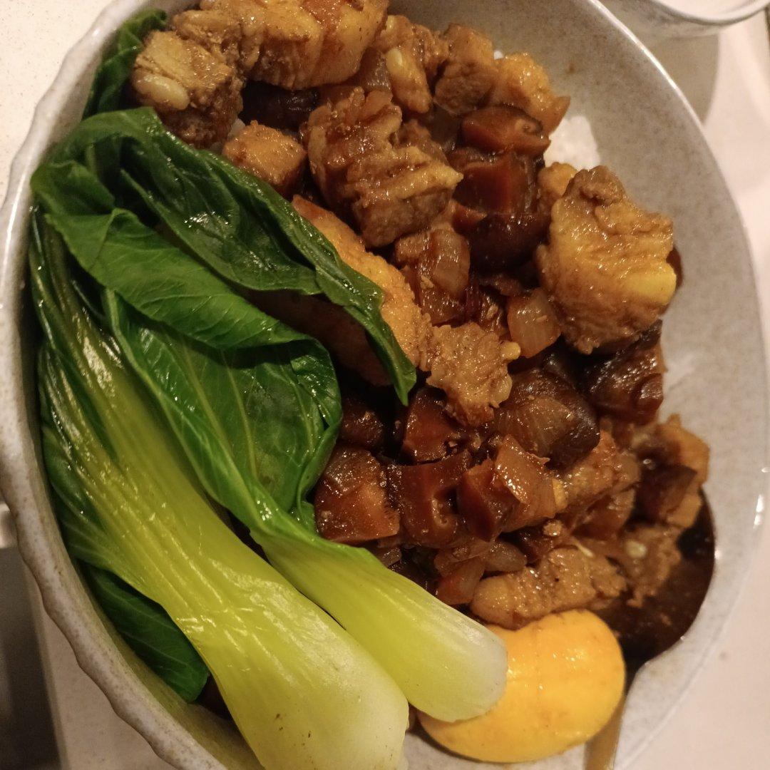 香菇卤肉饭造起来