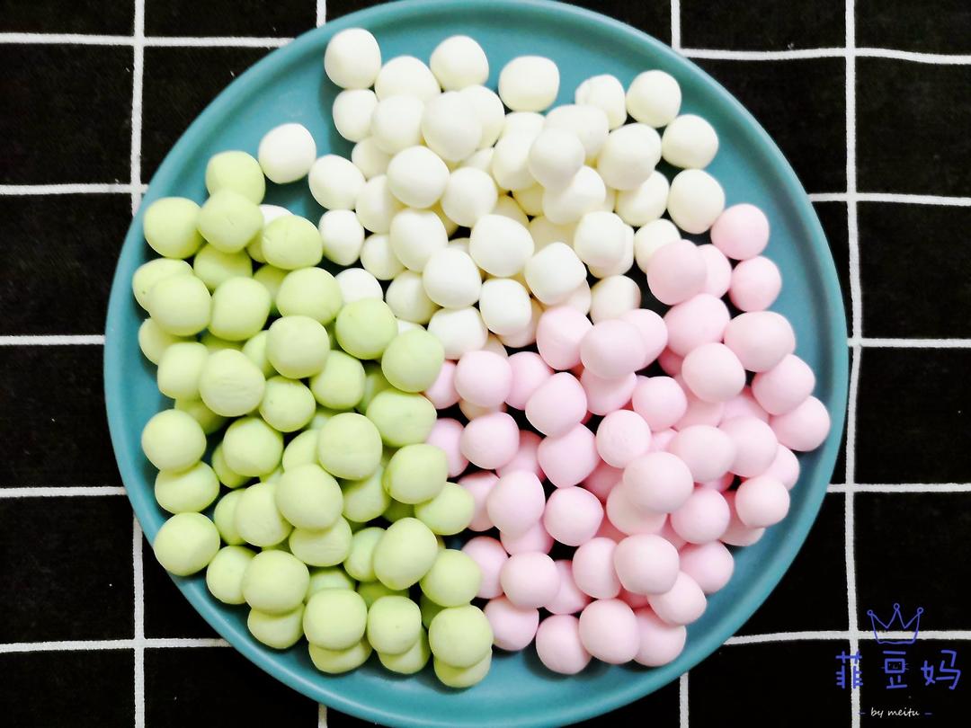 【幻彩小圆子】天然食材做彩色糯米丸