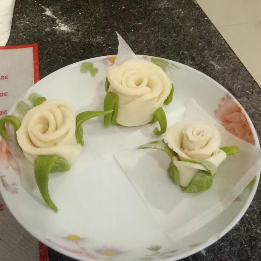 玫瑰花馒头