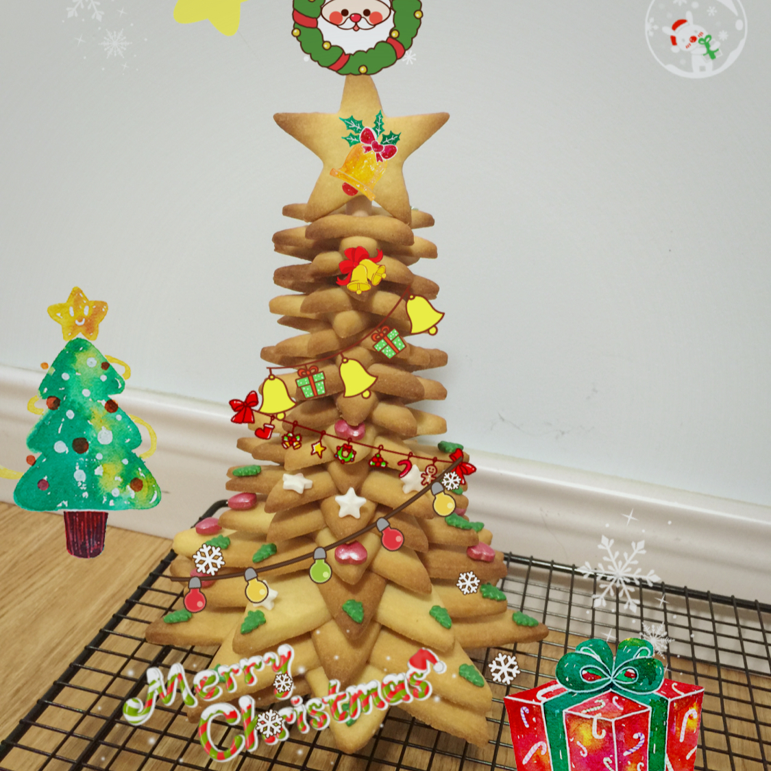 圣诞树饼干