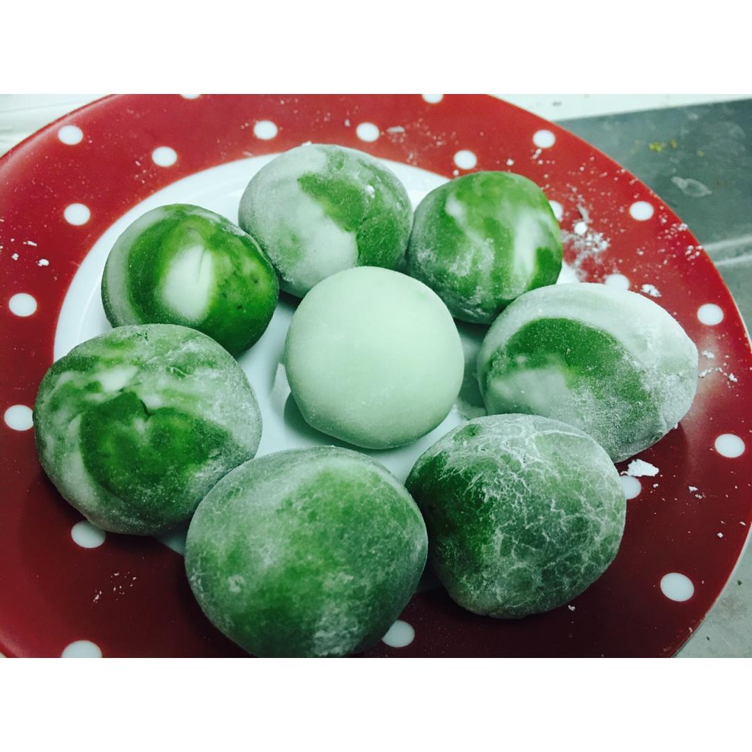 彩色雨花石汤圆（紫薯、南瓜、斑斓汁、红曲粉）