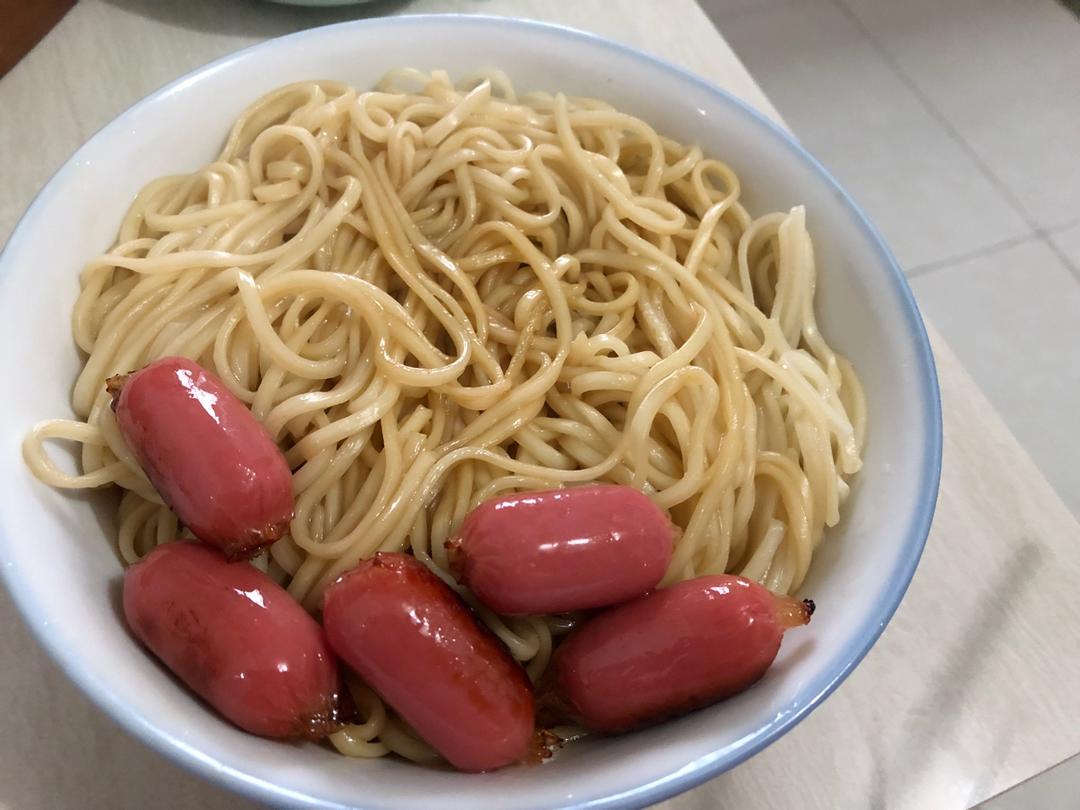 简单小葱油泼面