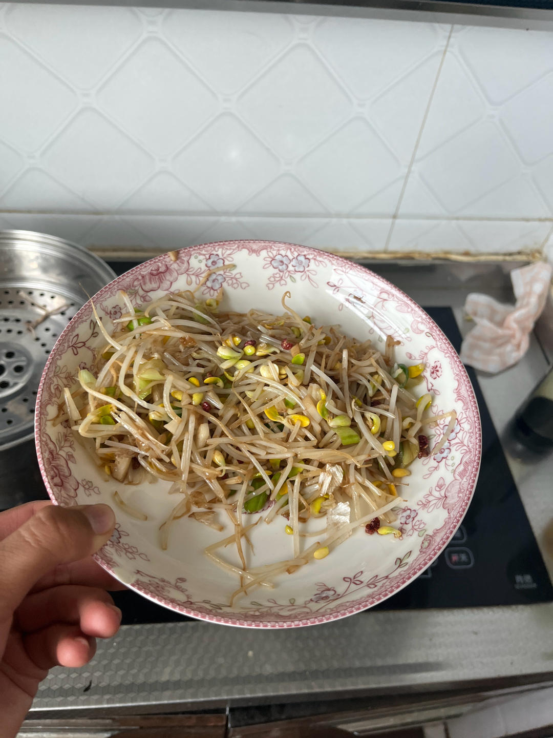 家庭版醋溜豆芽