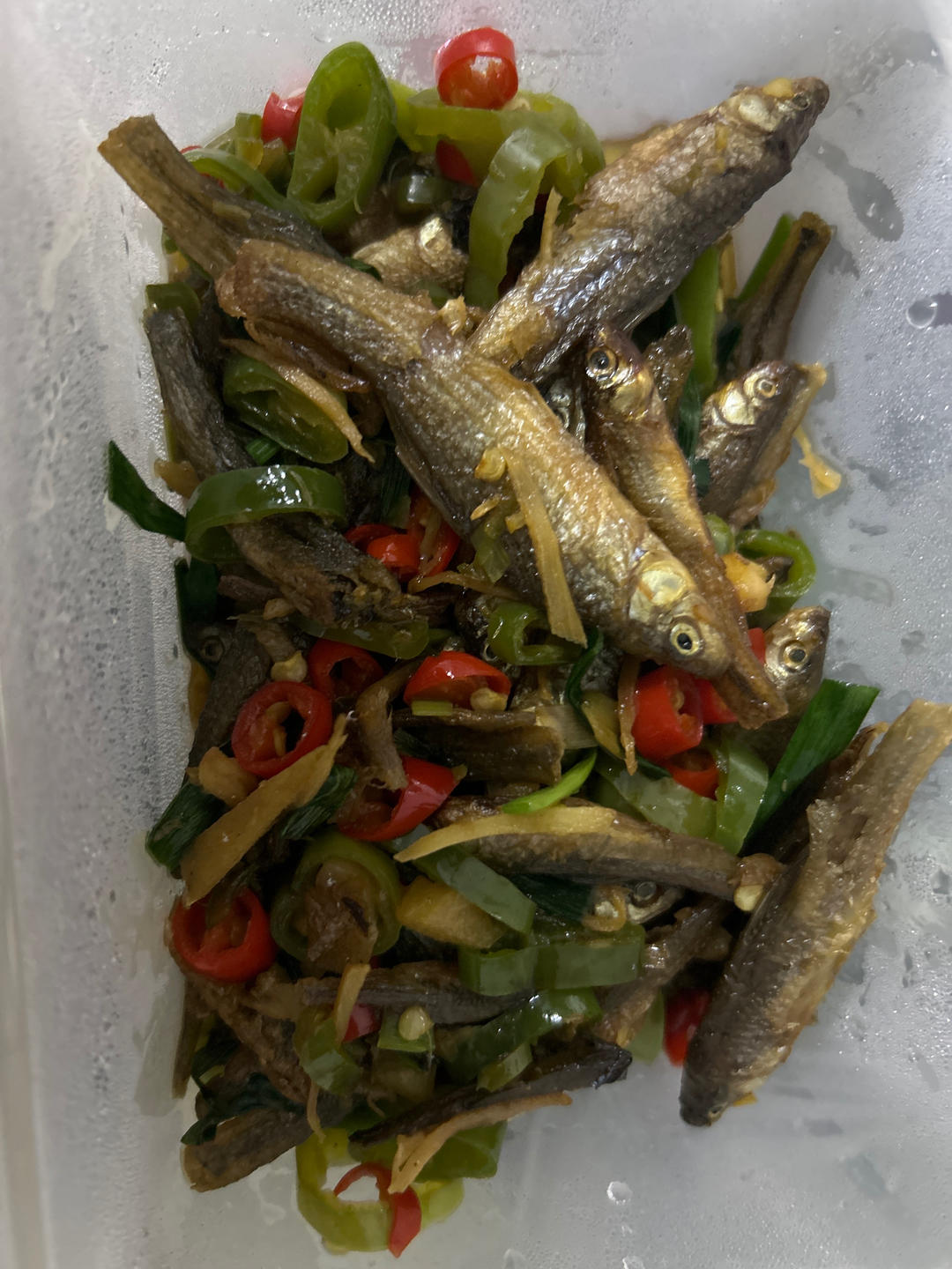 干小鱼仔炒辣椒