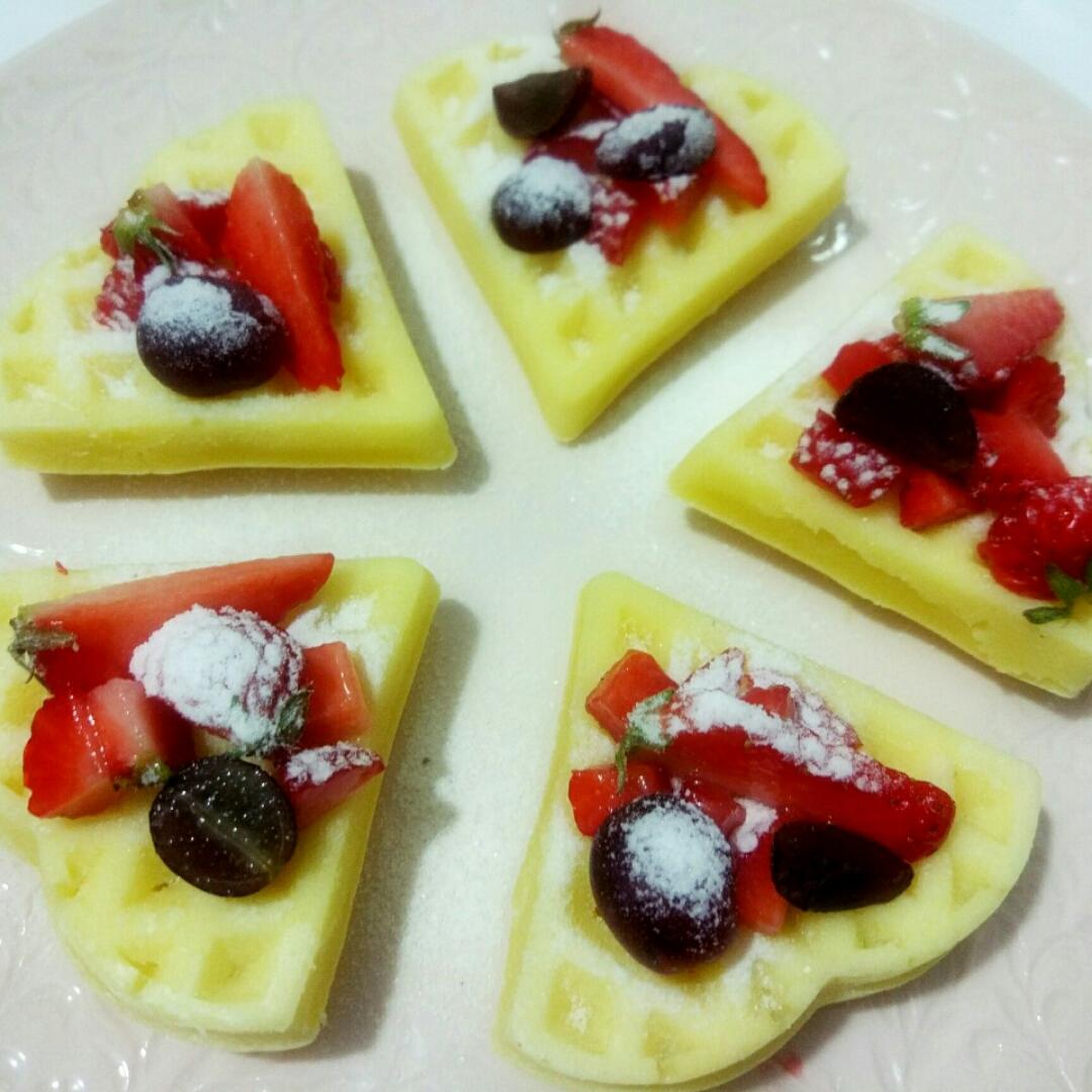 美式华夫饼早餐