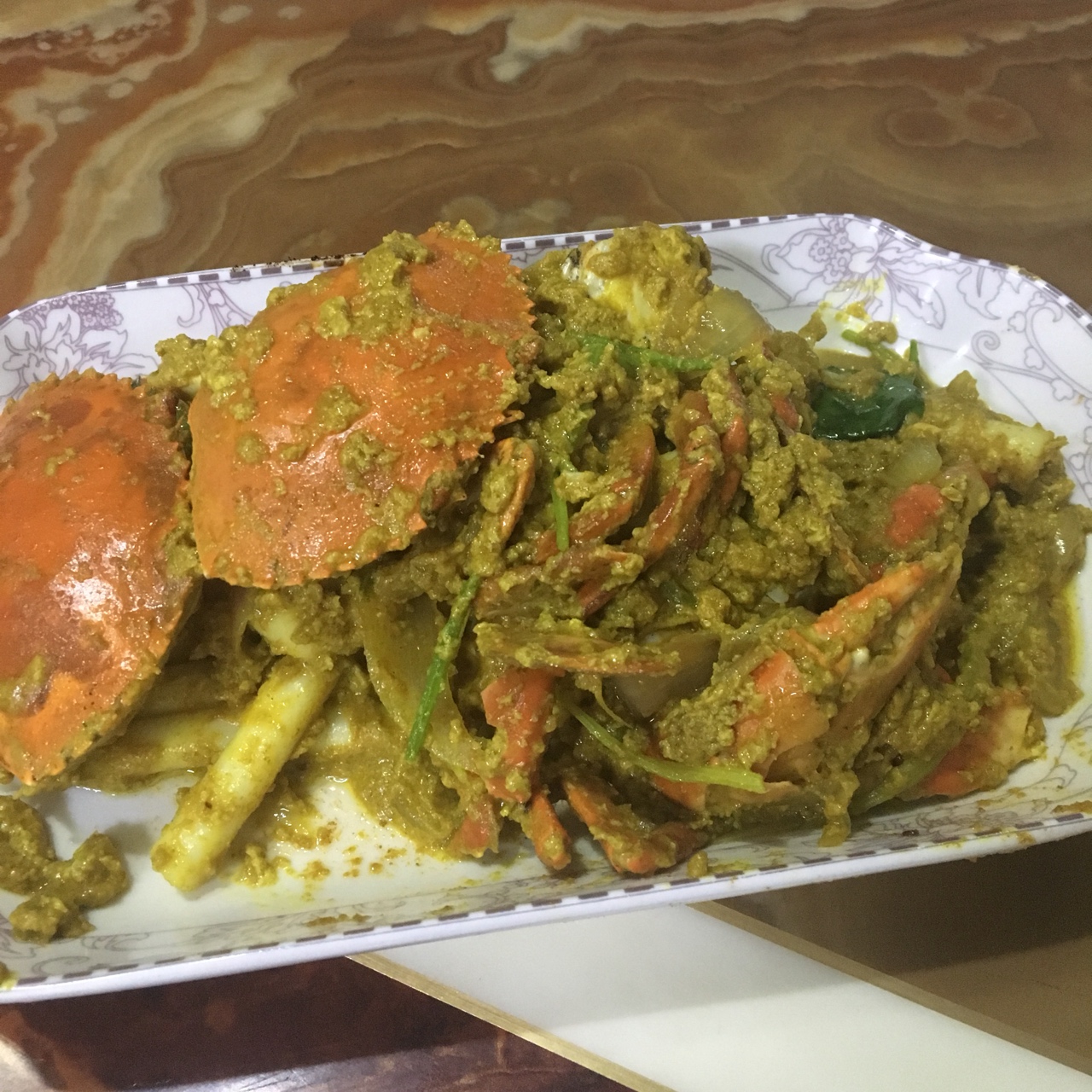 泰式黄咖喱蟹