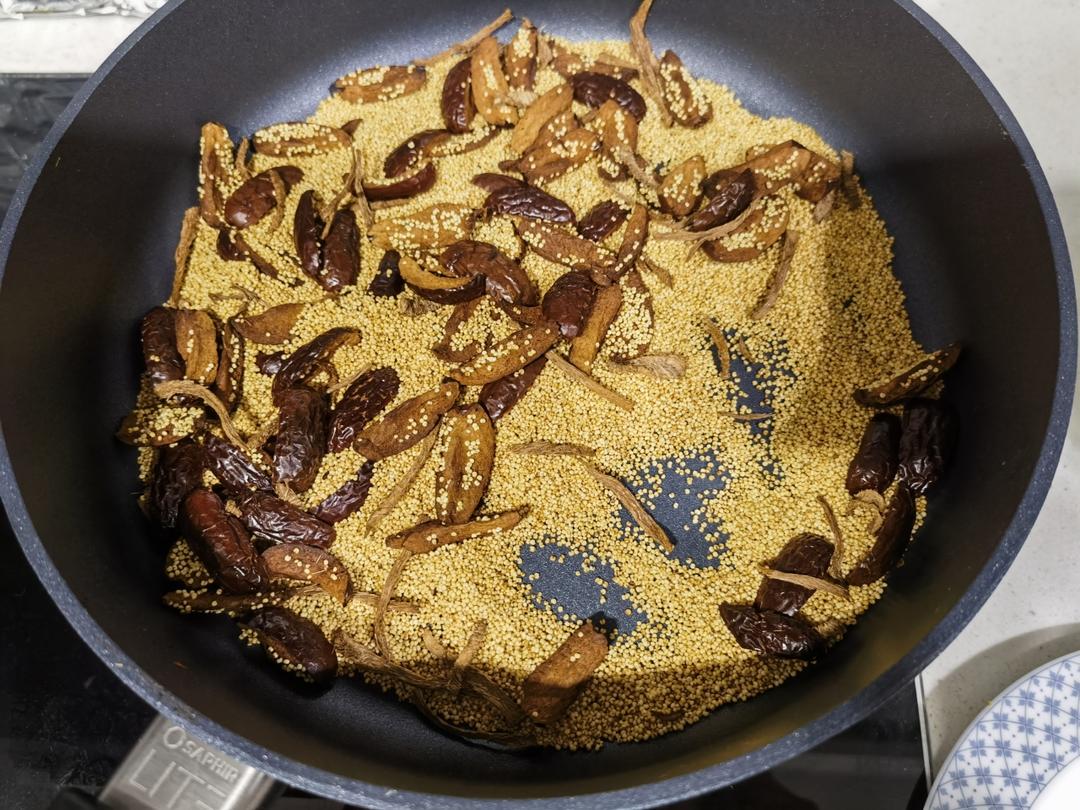 小米姜丝陈皮红枣茶