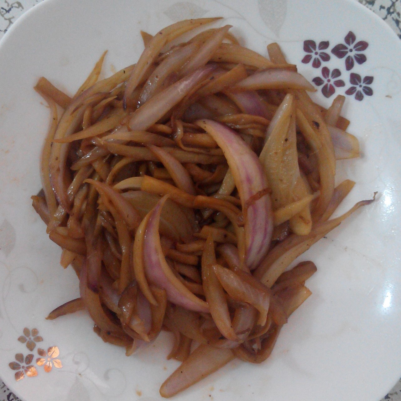 洋葱遇到杏鲍菇